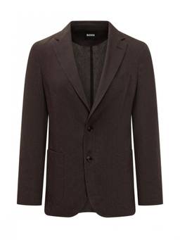 Boss - Dark Brown Notched Lapel Blazer