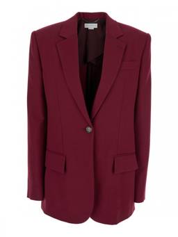 Stella McCartney - Red Notched Lapel Blazer