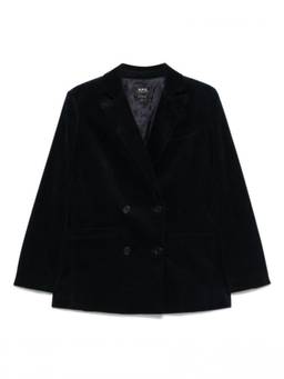 A.P.C. - Navy Blue Cotton Blazer