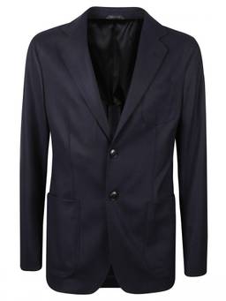 Giorgio Armani - Navy Blue Patch-pocket Blazer