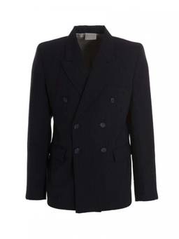 Vtmnts - Navy Blue Tailored Blazer Jacket