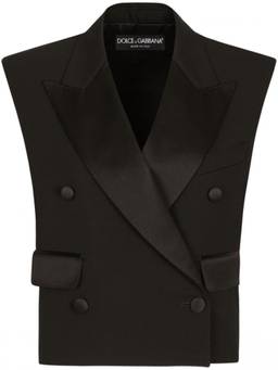 Dolce&Gabbana - Black Sleeveless Blazer