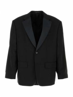 Balenciaga - Black Notched Lapel Blazer