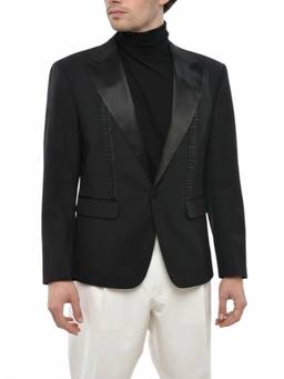 Dsquared2 - Black Peaked Lapel Blazer