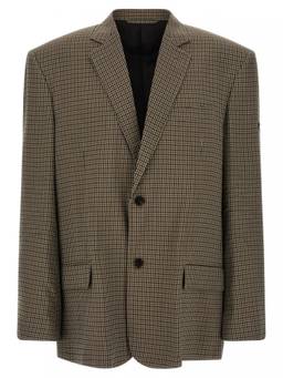 Balenciaga - Brown Notched Lapel Blazer