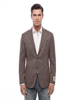 Corneliani - Brown Notched Lapel Blazer