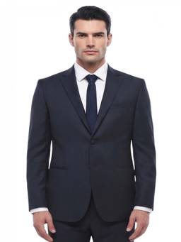 Corneliani - Navy Blue Notched Lapel Blazer