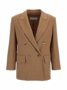 Max Mara - Dark Brown Peaked Lapel Blazer