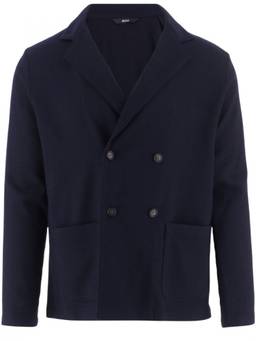 Boss - Navy Double Breasted Blazer