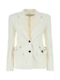 JW Anderson - White Single Breasted Blazer