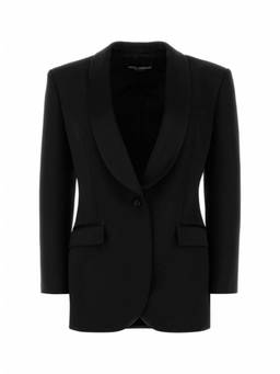 Dolce&Gabbana - Black Wool Blend Blazer