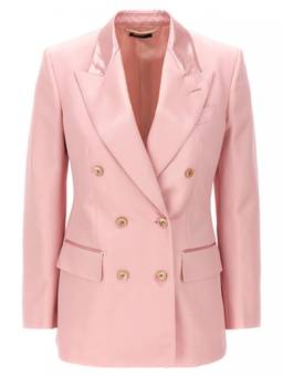 Tom Ford - Pink Double-Breasted Blazer