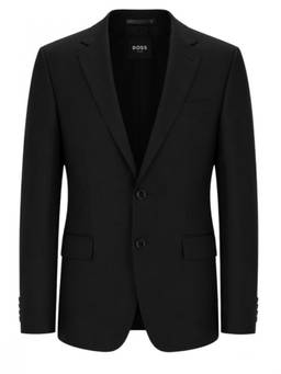 Boss - Black Notched Lapel Blazer