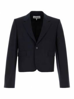 Loewe - Navy Blue Wool Blazer