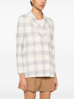 Circolo 1901 - Light Beige Checked Blazer