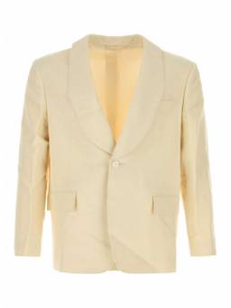 BODE - Beige Shawl Lapel Blazer