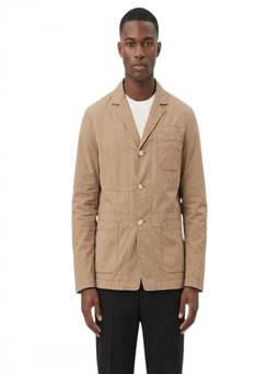 Woolrich - Beige Notched Lapel Blazer