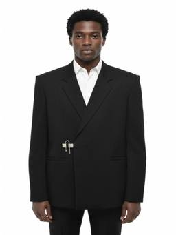 Givenchy - Black Notched Lapel Blazer
