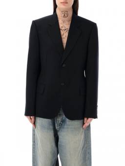 Balenciaga - Black Single Breasted Blazer