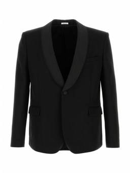 Alexander McQueen - Black Shawl Lapel Wool Blazer