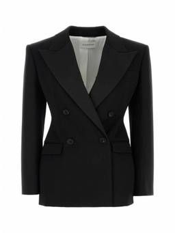Givenchy - Black Double-Breasted Tuxedo Blazer