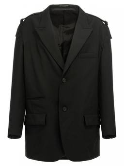 Yohji Yamamoto - Black Single-breasted Blazer