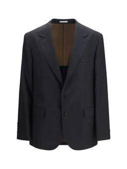 Brunello Cucinelli - Dark Grey Notched Lapel Blazer