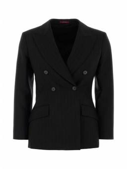 Gucci - Black Embroidered Wool Blazer