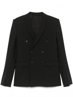 Rick Owens - Black Double-Breasted Blazer