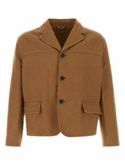 PRADA - Biscuit Cotton Blazer