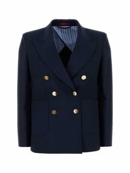 Gucci - Blue cotton blazer