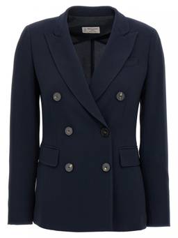 Alberto Biani - Dark Blue Double-breasted Blazer