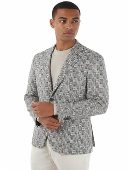 Corneliani - Grey Notched Lapel Blazer