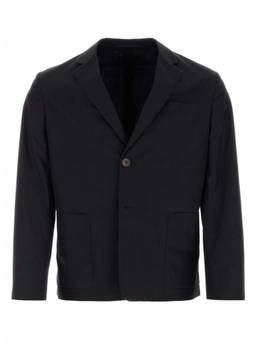 PRADA - Midnight Blue Cotton Blazer
