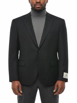 Corneliani - Black Notched Lapel Blazer
