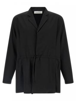 Kiko Kostadinov - Black Solid Notched Lapel Blazer