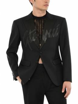 Dsquared2 - Black Peaked Lapel Blazer