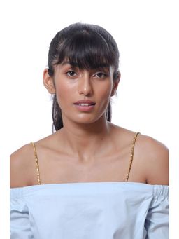 YUVANTA - All that Gold Beaded Bra Strap