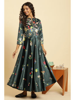 WISHFUL by W - Green Floral Dress