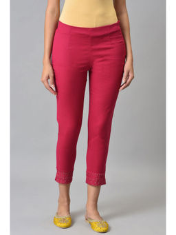 W - Pink Slim Pant
