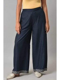 W - Blue Parallel Pant