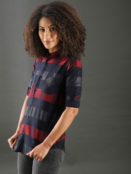 PINACOLADA - Multi Color Women Stylish Checks Casual Shirts