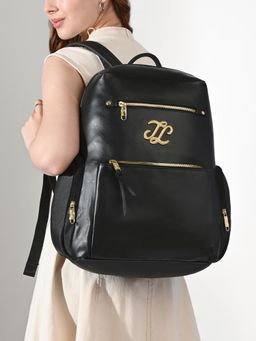 Lavie Signature - Womens Black Solid Butte Large Backpack (L)