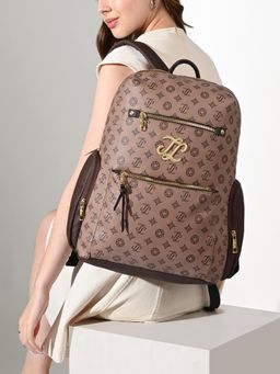 Lavie Signature - Womens Coffee Mono Butte Large Backpack (L)