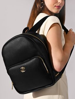 Lavie Signature - Womens Black Solid Conway Backpack (M)
