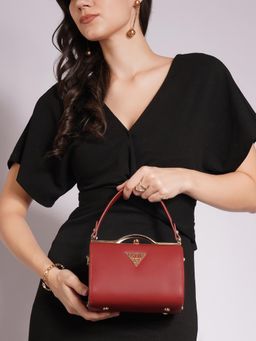 Lavie Signature - Women's Gaum Frame Medium Satchel Handbag (L)