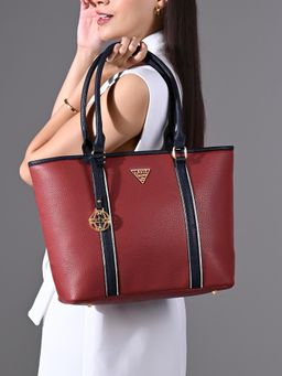Lavie Signature - Maroon Las Vegas Womens Tote Bag (L)