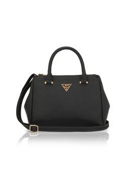 Lavie Signature - Black Womens Columbia 3C Satchel Bag (L)
