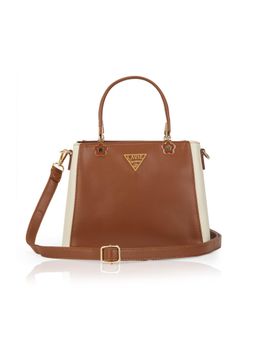 Lavie Signature - Dark Tan Womens LS Trinidad 3C Box Satchel Bag (M)