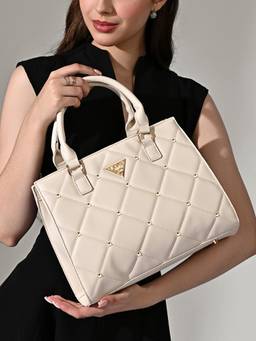 Lavie Signature - Women's Stud Juno Medium Satchel Handbag (M)